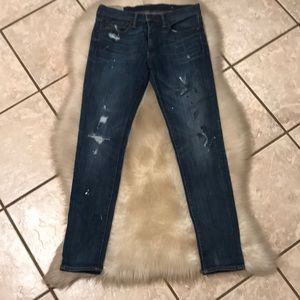 Polo Ralph Lauren Distressed Tompkins Skinny Jeans